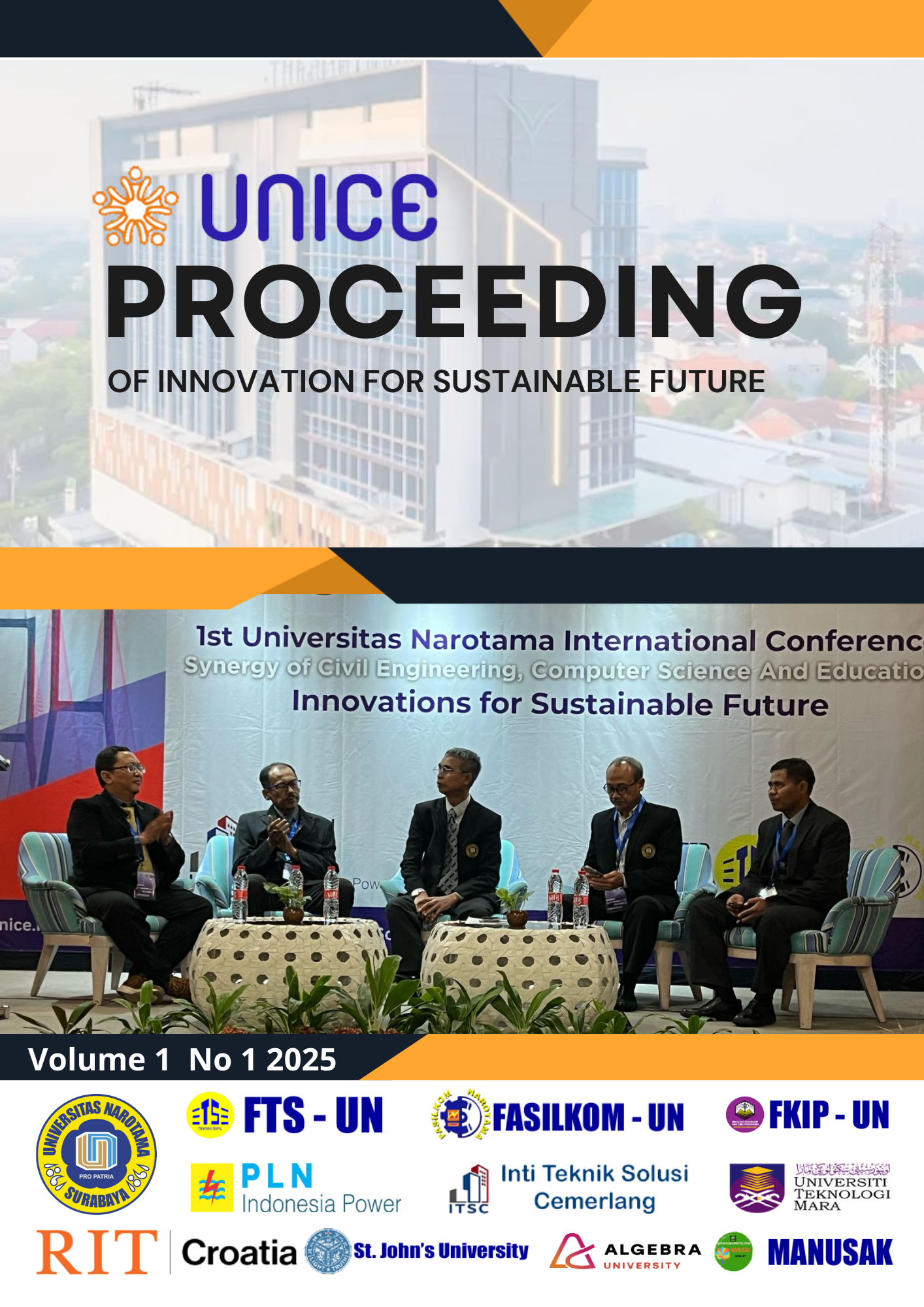 					View Vol. 1 No. 1 (2025): Proceeding of Innovation for Sustainable Future
				